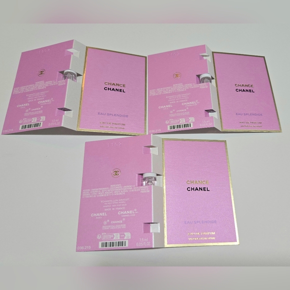 CHANEL CHANCE EAU SPLENDIDE BUNDLE With Chanel Gift Box And Chanel Card - Picture 4 of 11